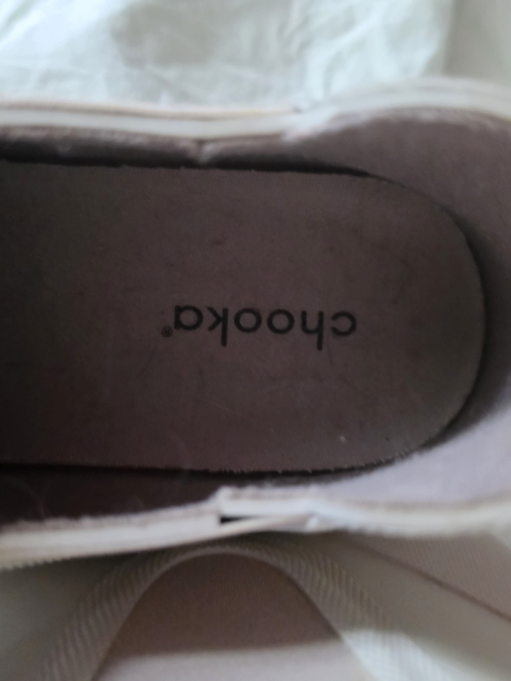 Chooka Women's Light Beige Slip-On Rain Shoes